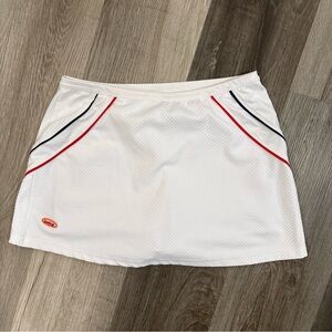 BOLLE High Performance White Tennis Skirt Women's Small Pickleball Golf Athletic